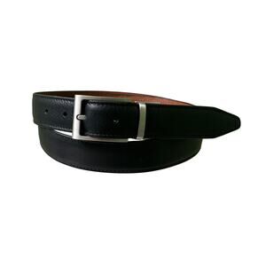 Scuola del Cuoio Firenze Reversible Leather Men's Belt Italy Size 42 Black